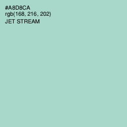 #A8D8CA - Jet Stream Color Image