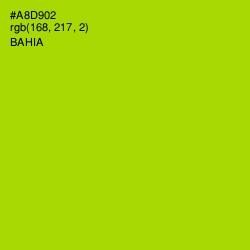 #A8D902 - Bahia Color Image