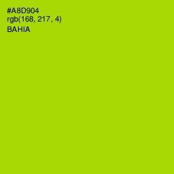 #A8D904 - Bahia Color Image
