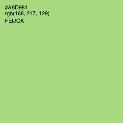 #A8D981 - Feijoa Color Image