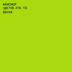 #A8DA0F - Bahia Color Image