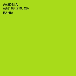 #A8DB1A - Bahia Color Image