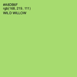 #A8DB6F - Wild Willow Color Image