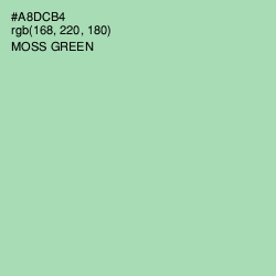 #A8DCB4 - Moss Green Color Image