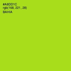 #A8DD1C - Bahia Color Image