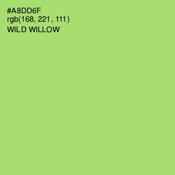 #A8DD6F - Wild Willow Color Image