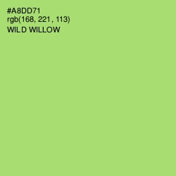 #A8DD71 - Wild Willow Color Image