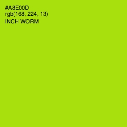 #A8E00D - Inch Worm Color Image