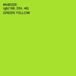 #A8E02E - Green Yellow Color Image
