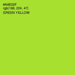 #A8E02F - Green Yellow Color Image