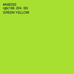 #A8E032 - Green Yellow Color Image