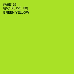 #A8E126 - Green Yellow Color Image