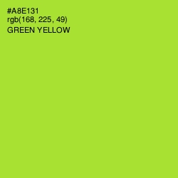 #A8E131 - Green Yellow Color Image