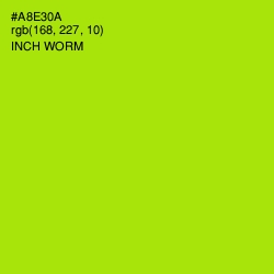 #A8E30A - Inch Worm Color Image