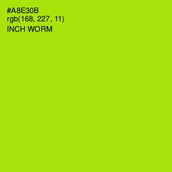 #A8E30B - Inch Worm Color Image