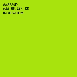 #A8E30D - Inch Worm Color Image