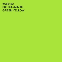 #A8E43A - Green Yellow Color Image