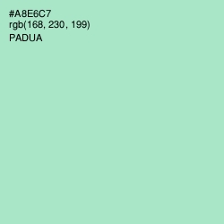 #A8E6C7 - Padua Color Image