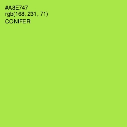 #A8E747 - Conifer Color Image