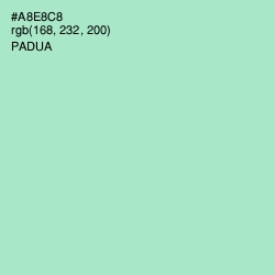 #A8E8C8 - Padua Color Image