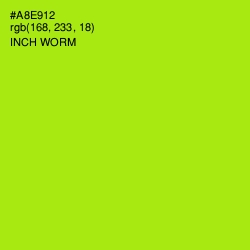 #A8E912 - Inch Worm Color Image