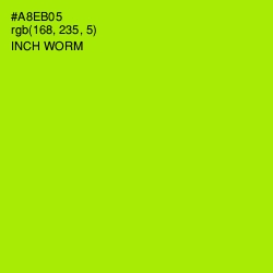 #A8EB05 - Inch Worm Color Image
