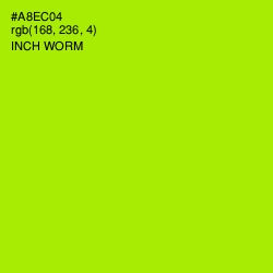 #A8EC04 - Inch Worm Color Image