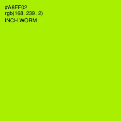 #A8EF02 - Inch Worm Color Image