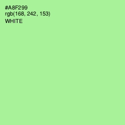 #A8F299 - Mint Green Color Image