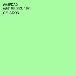 #A8FDA2 - Celadon Color Image