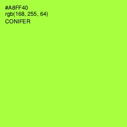 #A8FF40 - Conifer Color Image