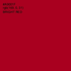 #A9001F - Bright Red Color Image