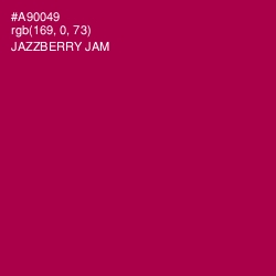#A90049 - Jazzberry Jam Color Image