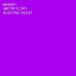 #A900F1 - Electric Violet Color Image