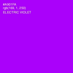 #A901FA - Electric Violet Color Image