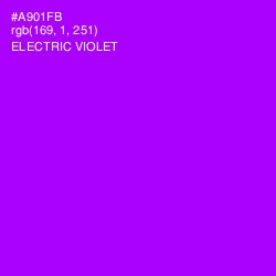 #A901FB - Electric Violet Color Image