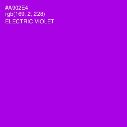 #A902E4 - Electric Violet Color Image