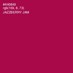 #A90849 - Jazzberry Jam Color Image