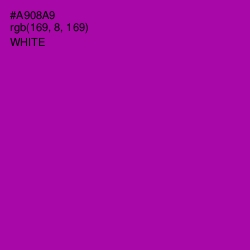 #A908A9 - Violet Eggplant Color Image