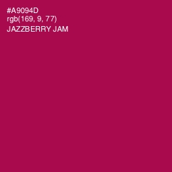 #A9094D - Jazzberry Jam Color Image