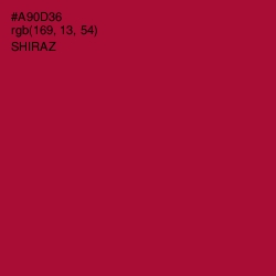 #A90D36 - Shiraz Color Image