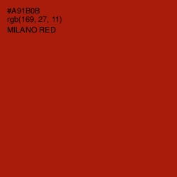 #A91B0B - Milano Red Color Image