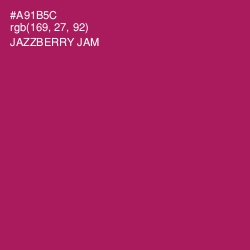 #A91B5C - Jazzberry Jam Color Image