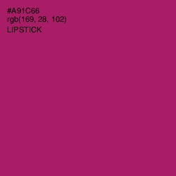 #A91C66 - Lipstick Color Image