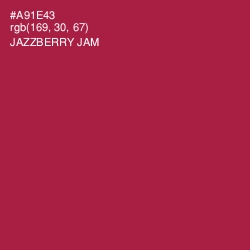 #A91E43 - Jazzberry Jam Color Image