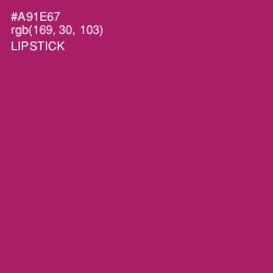 #A91E67 - Lipstick Color Image