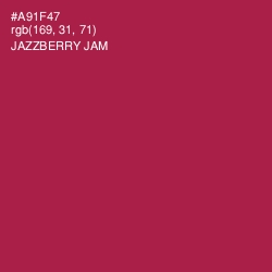 #A91F47 - Jazzberry Jam Color Image