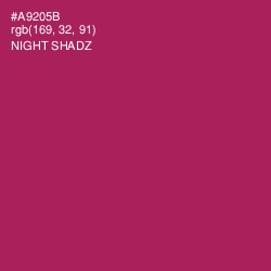 #A9205B - Night Shadz Color Image