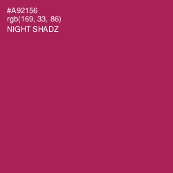 #A92156 - Night Shadz Color Image