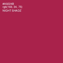 #A9224B - Night Shadz Color Image